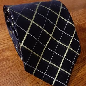 Geoffrey Beene silk plaid tie